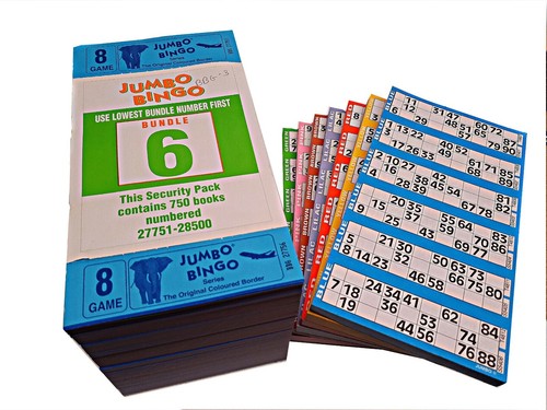 750 biglietti jumbo bingo - 750,