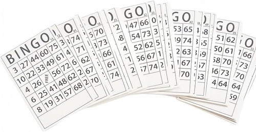 Carte bingo gioco tombola - bingo,