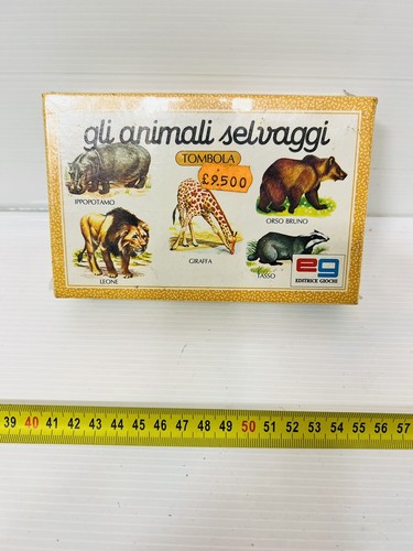 Tombola animali selvaggi - animali,