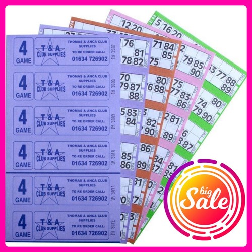 Biglietti libri bingo - libri,
